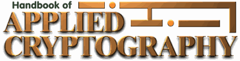 Handbook ofApplied Cryptography